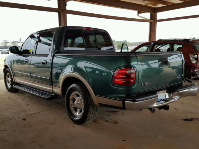 1FTRW07L01KD50806 - 2001 FORD F150 SUPER GREEN photo 3