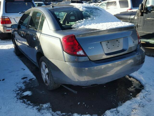 1G8AL58F57Z184188 - 2007 SATURN ION LEVEL GRAY photo 3