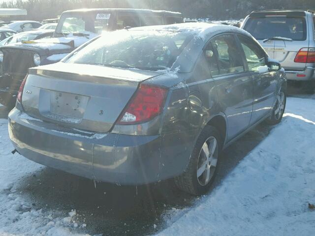 1G8AL58F57Z184188 - 2007 SATURN ION LEVEL GRAY photo 4