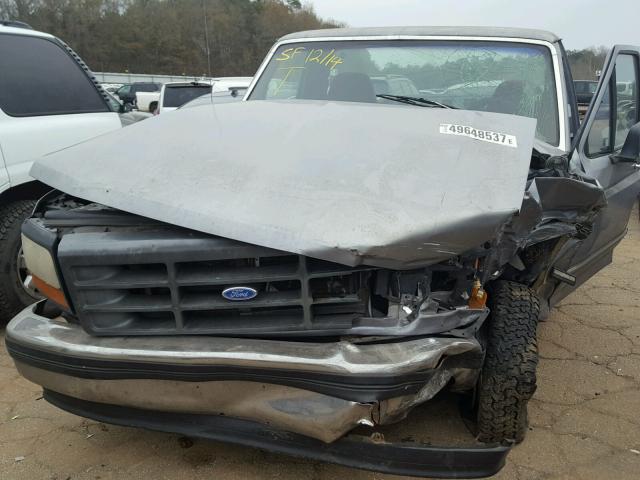 1FTEF15N2SNA91597 - 1995 FORD F150 GRAY photo 9