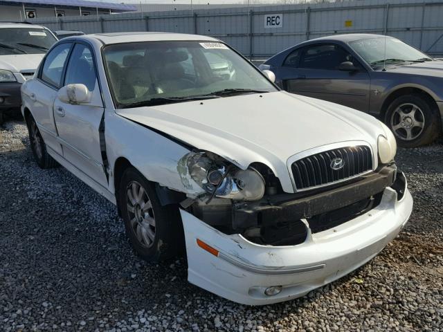 KMHWF35H54A992687 - 2004 HYUNDAI SONATA GLS WHITE photo 1