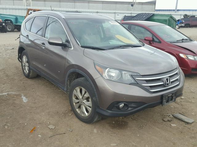 5J6RM4H71CL040671 - 2012 HONDA CR-V EXL 棕色 照片 1