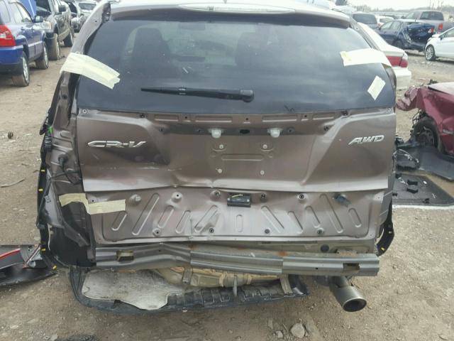 5J6RM4H71CL040671 - 2012 HONDA CR-V EXL 棕色 照片 9