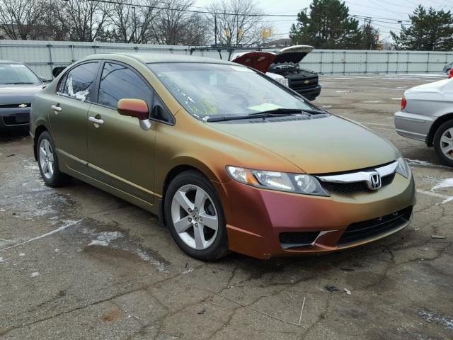 2HGFA16629H313196 - 2009 HONDA CIVIC GOLD photo 1