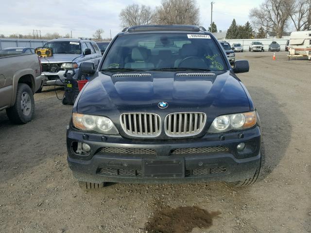 5UXFB53556LV21228 - 2006 BMW X5 4.4I BLACK photo 9