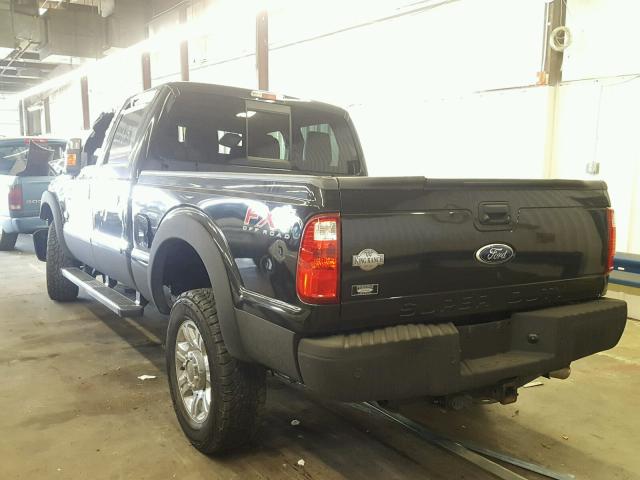 1FT8W3BT5CEB73871 - 2012 FORD F350 SUPER BLACK photo 3