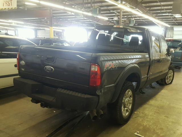 1FT8W3BT5CEB73871 - 2012 FORD F350 SUPER BLACK photo 4