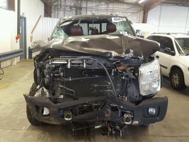 1FT8W3BT5CEB73871 - 2012 FORD F350 SUPER BLACK photo 9