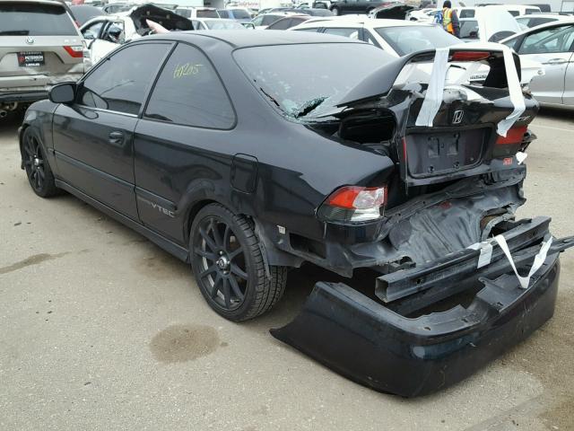 1HGEM1155YL120866 - 2000 HONDA CIVIC SI BLACK photo 3