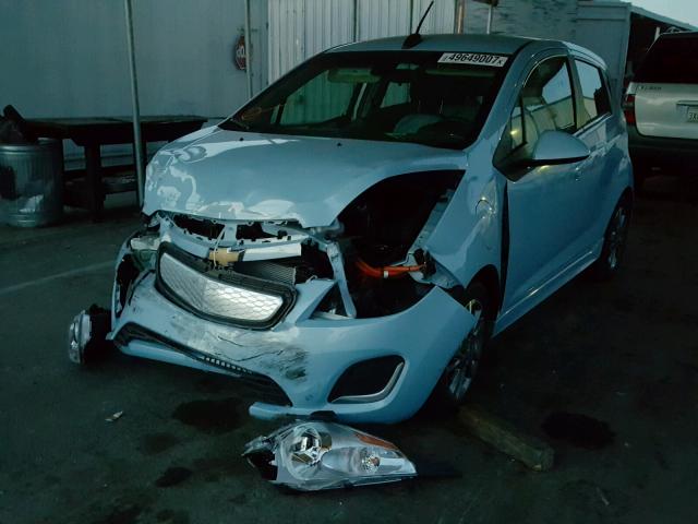 KL8CK6S07GC575706 - 2016 CHEVROLET SPARK EV 1 蓝色 照片 2