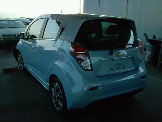 KL8CK6S07GC575706 - 2016 CHEVROLET SPARK EV 1 BLUE photo 3