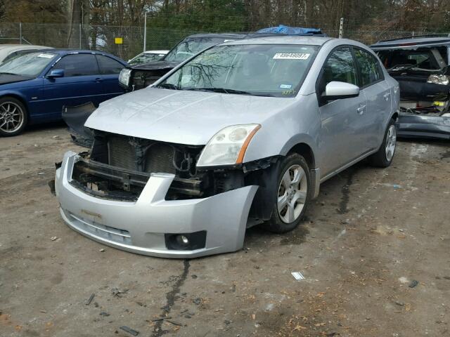 3N1AB61EX8L724758 - 2008 NISSAN SENTRA 2.0 SILVER photo 2