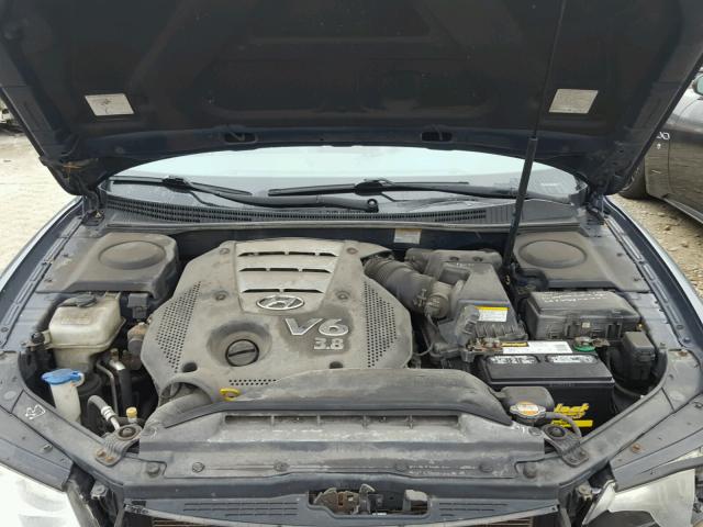 KMHFC46FX6A038693 - 2006 HYUNDAI AZERA SE BLUE photo 7