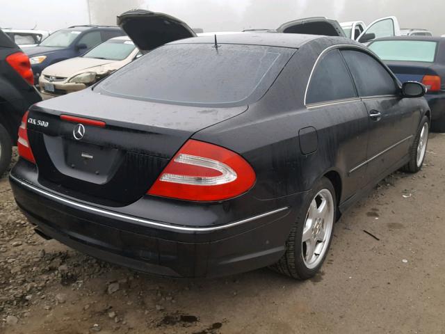 WDBTJ75J74F068351 - 2004 MERCEDES-BENZ CLK 500 BLACK photo 4