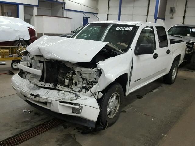 1GCCS136748104991 - 2004 CHEVROLET COLORADO WHITE photo 2