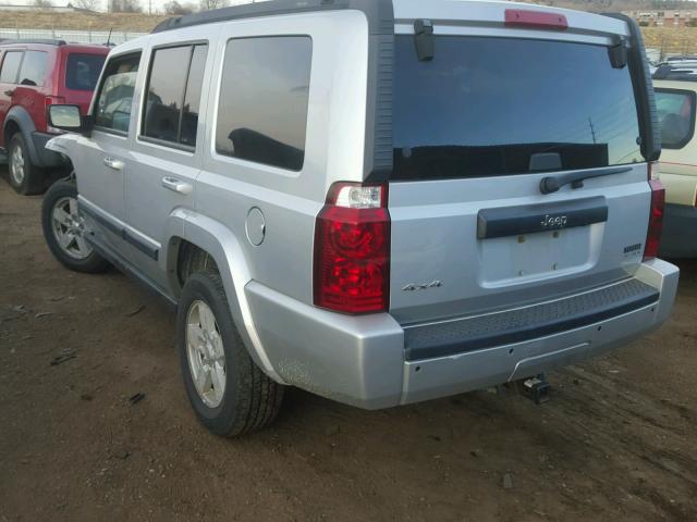 1J8HG48K18C229964 - 2008 JEEP COMMANDER SILVER photo 3