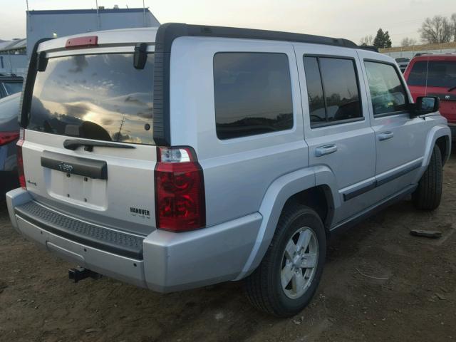 1J8HG48K18C229964 - 2008 JEEP COMMANDER 银色 照片 4