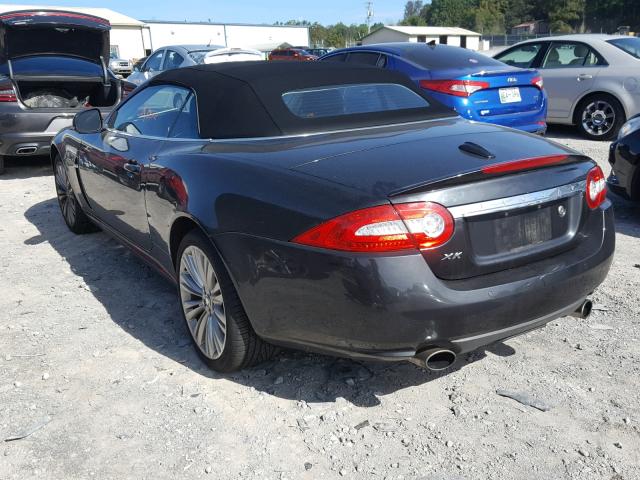 SAJWA4GBXBLB41184 - 2011 JAGUAR XK CHARCOAL photo 3