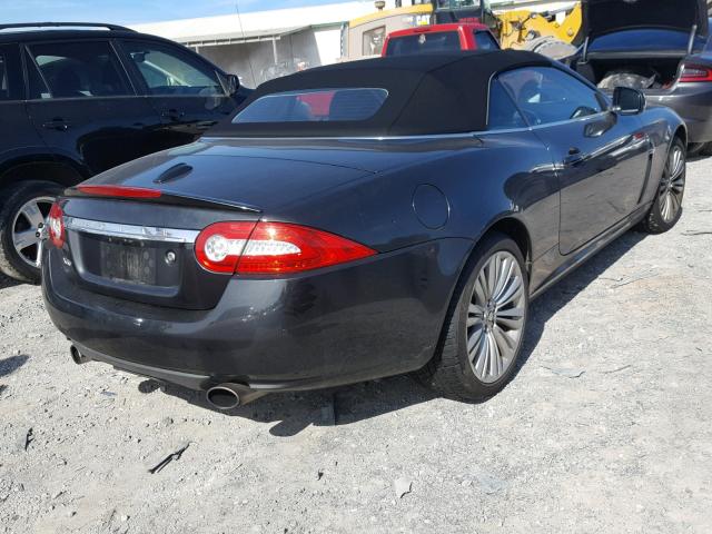 SAJWA4GBXBLB41184 - 2011 JAGUAR XK CHARCOAL photo 4