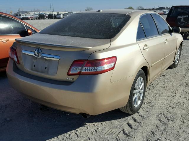 4T1BF3EK6AU511737 - 2010 TOYOTA CAMRY BASE TAN photo 4