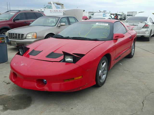 2G2FV22P7T2227338 - 1996 PONTIAC FIREBIRD F RED photo 2