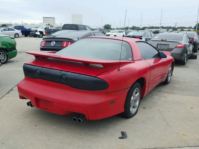 2G2FV22P7T2227338 - 1996 PONTIAC FIREBIRD F RED photo 4