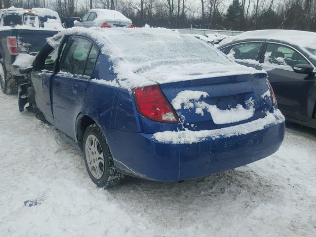 1G8AJ52F35Z166560 - 2005 SATURN ION LEVEL BLUE photo 3