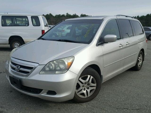 5FNRL38796B431903 - 2006 HONDA ODYSSEY EX SILVER photo 2