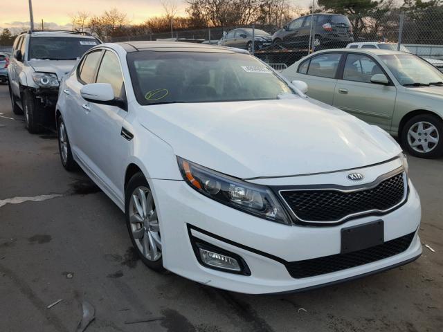 5XXGN4A70FG492510 - 2015 KIA OPTIMA EX WHITE photo 1