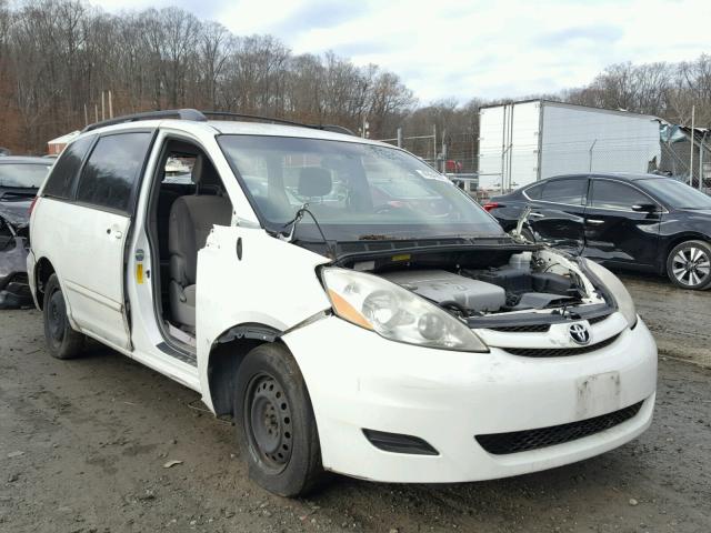 5TDZK23C18S147732 - 2008 TOYOTA SIENNA CE WHITE photo 1