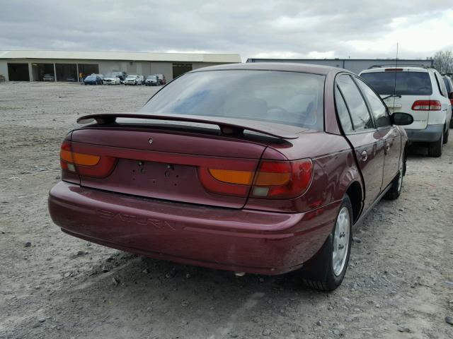 1G8ZK54702Z159275 - 2002 SATURN SL2 MAROON photo 4