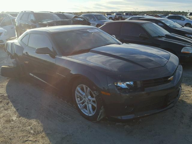 2G1FD1E35F9269481 - 2015 CHEVROLET CAMARO LT GRAY photo 1