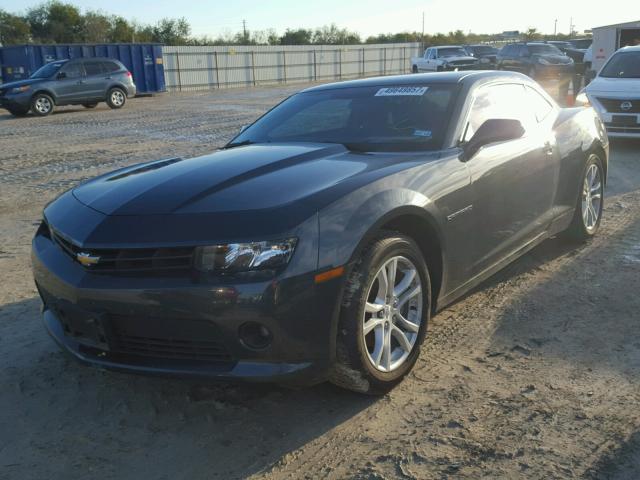 2G1FD1E35F9269481 - 2015 CHEVROLET CAMARO LT GRAY photo 2