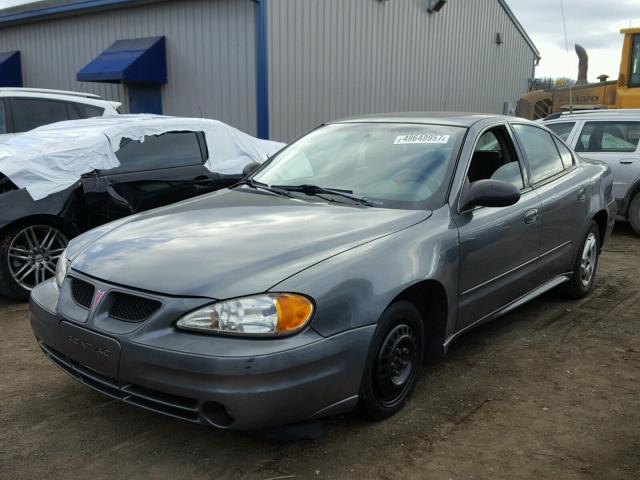 1G2NE52F65M123117 - 2005 PONTIAC GRAND AM S GRAY photo 2