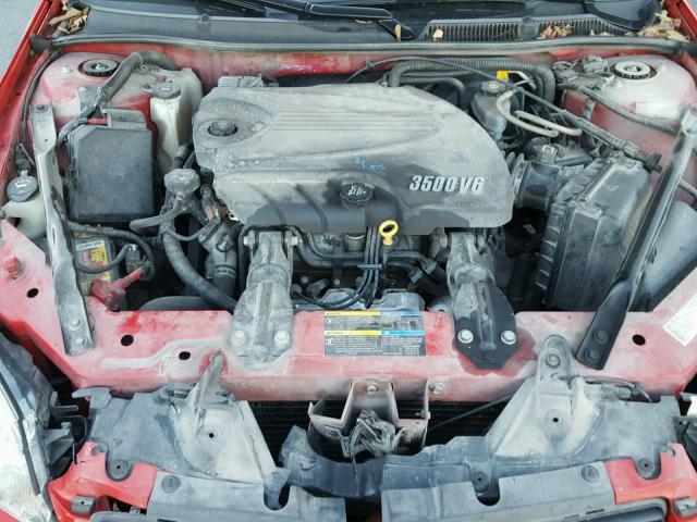 2G1WT57KX91270417 - 2009 CHEVROLET IMPALA 1LT RED photo 7