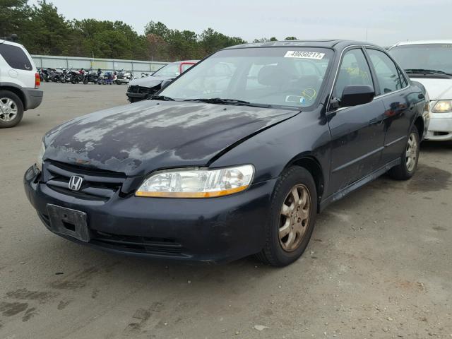 1HGCG66831A018255 - 2001 HONDA ACCORD EX BLACK photo 2