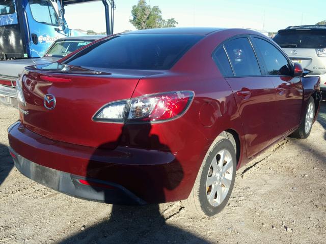 JM1BL1SF5A1141357 - 2010 MAZDA 3 I RED photo 4