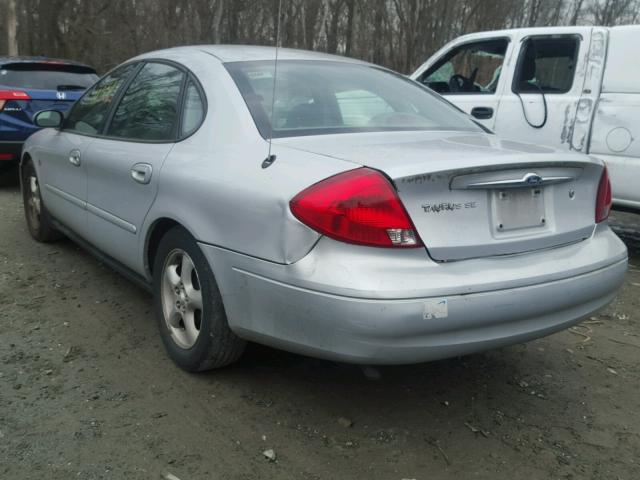 1FAFP53261A267578 - 2001 FORD TAURUS SE SILVER photo 3