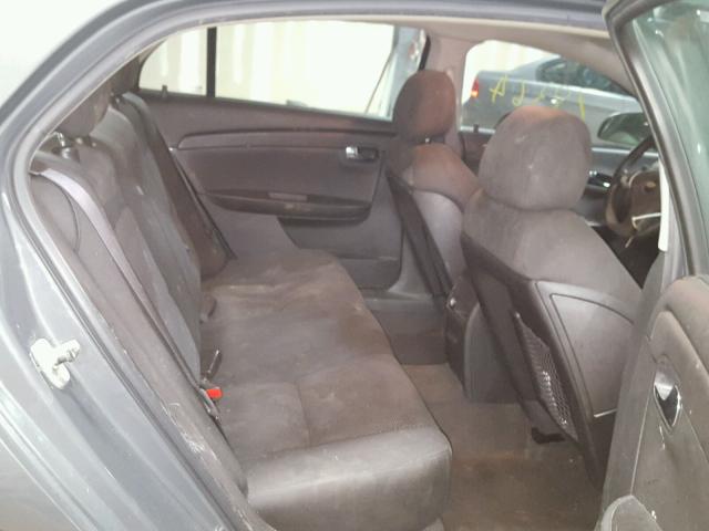 1G1ZH57B69F231346 - 2009 CHEVROLET MALIBU 1LT GRAY photo 6