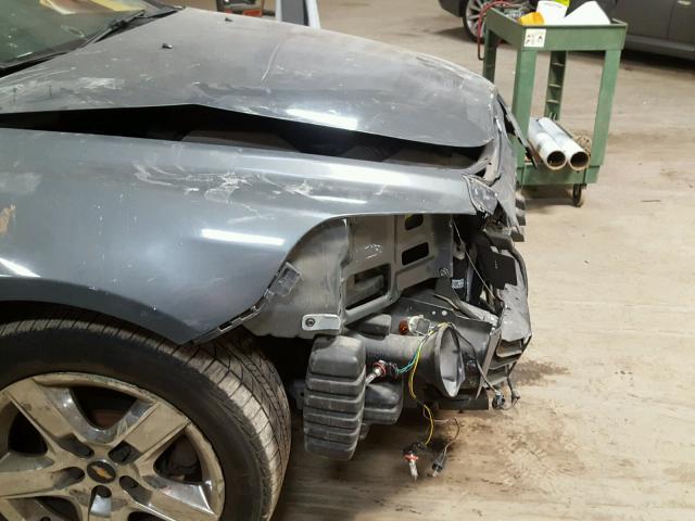 1G1ZH57B69F231346 - 2009 CHEVROLET MALIBU 1LT GRAY photo 9