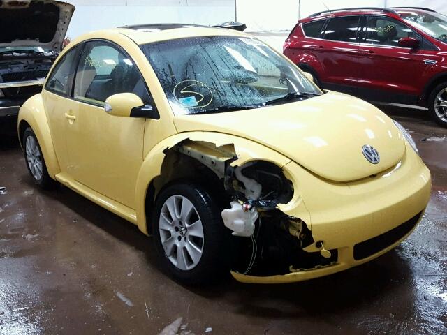 3VWRW31C39M517994 - 2009 VOLKSWAGEN NEW BEETLE 黄色 照片 1