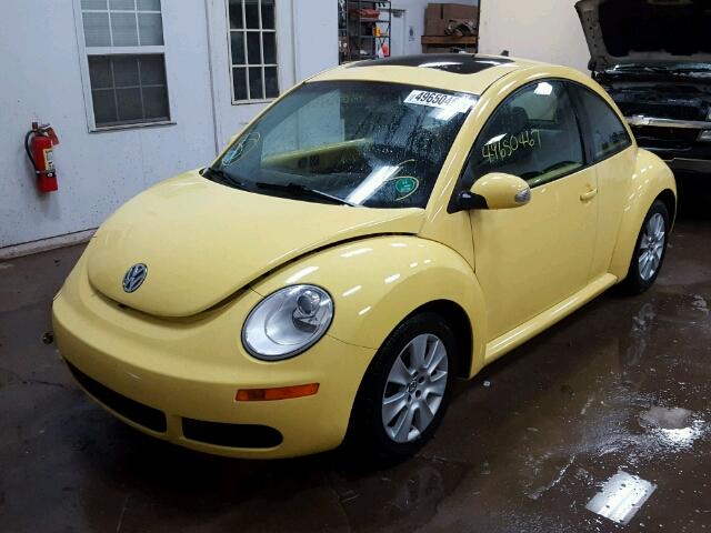 3VWRW31C39M517994 - 2009 VOLKSWAGEN NEW BEETLE 黄色 照片 2