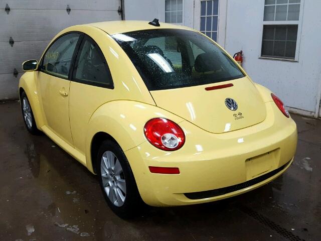 3VWRW31C39M517994 - 2009 VOLKSWAGEN NEW BEETLE 黄色 照片 3
