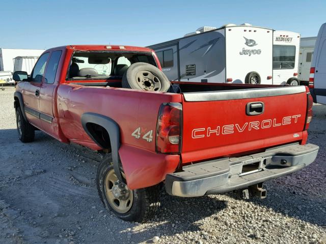 1GCHK29U65E235771 - 2005 CHEVROLET SILVERADO RED photo 3