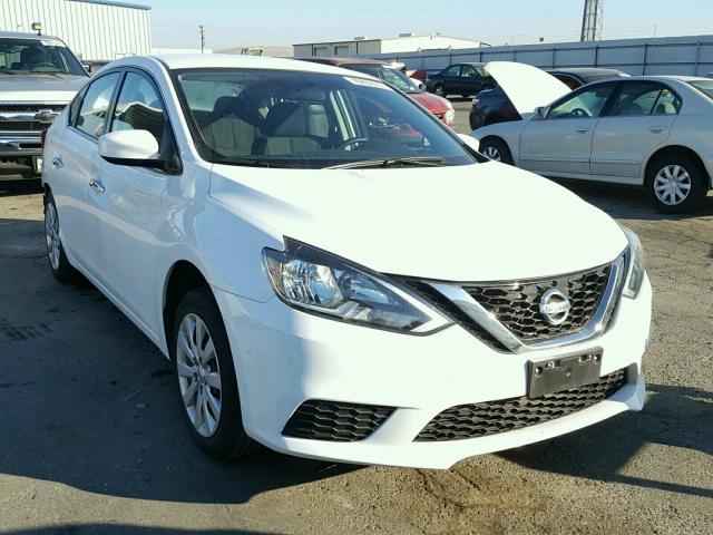 3N1AB7AP9GY306023 - 2016 NISSAN SENTRA S WHITE photo 1