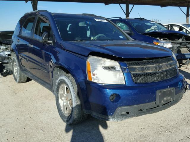 2CNDL13F386035144 - 2008 CHEVROLET EQUINOX LS BLUE photo 1