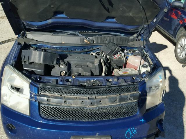 2CNDL13F386035144 - 2008 CHEVROLET EQUINOX LS BLUE photo 7