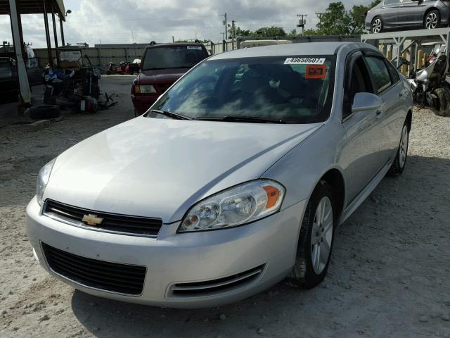 2G1WA5EK8A1227983 - 2010 CHEVROLET IMPALA LS SILVER photo 2