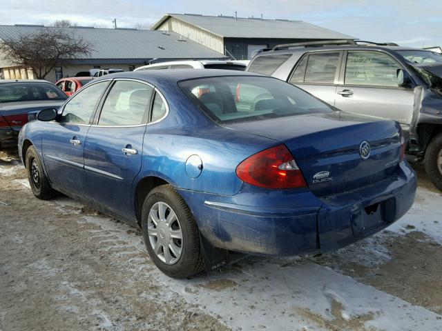 2G4WC552261202646 - 2006 BUICK LACROSSE C BLUE photo 3