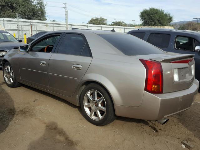 1G6DM577340172313 - 2004 CADILLAC CTS TAN photo 3